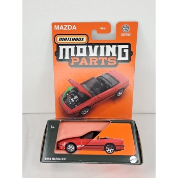 Matchbox 1:64 Moving Parts - Mazda RX-7 1988 red